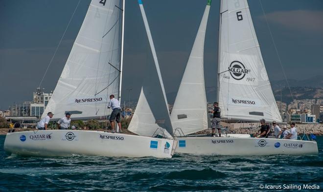 Fourth and final leg - 2015 Hellenic Match Racing Tour ©  Icarus Sailing Media http://www.icarussailingmedia.com/